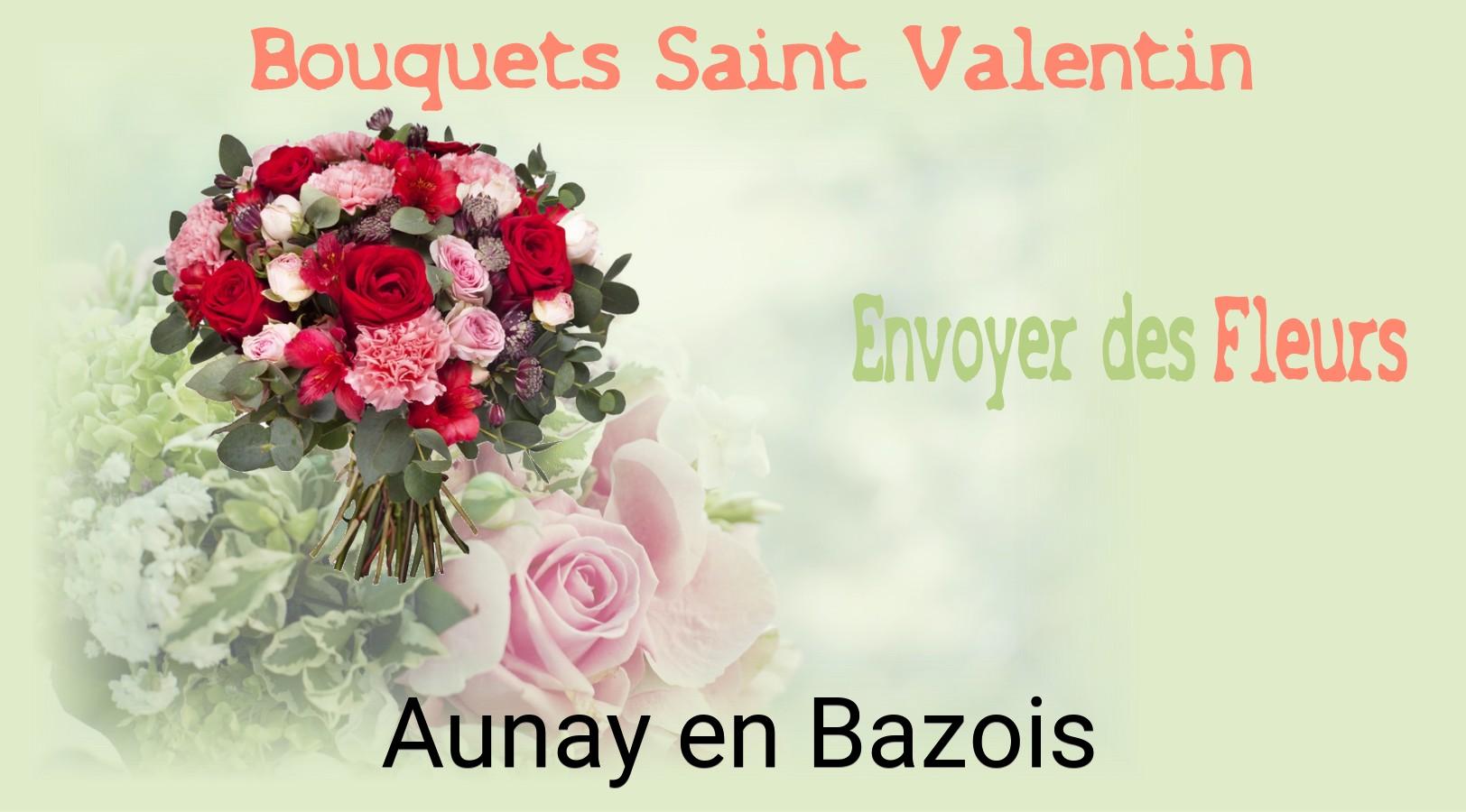 Roses de Saint-Valentin livrées à Aunay-en-Bazois